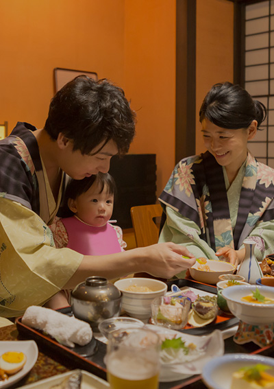 周りを気にせずお部屋食