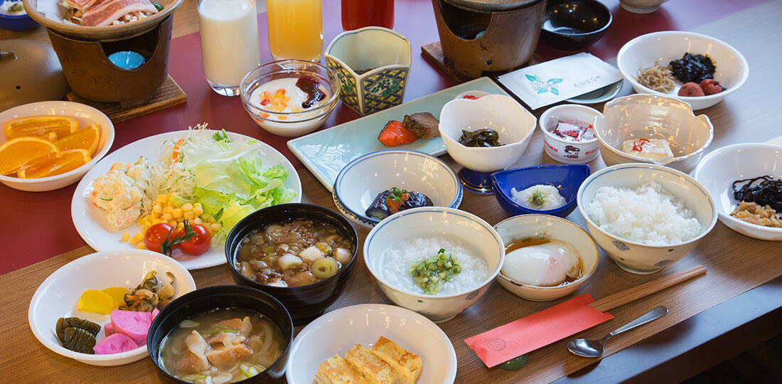 ごはんが進む、体に優しい朝食。