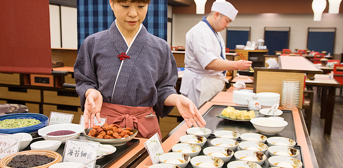 ごはんが進む、体に優しい朝食。